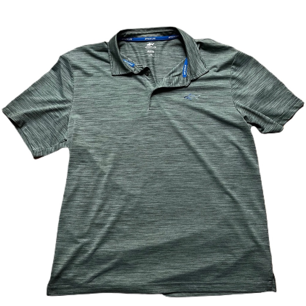 Mens Green Polo Top